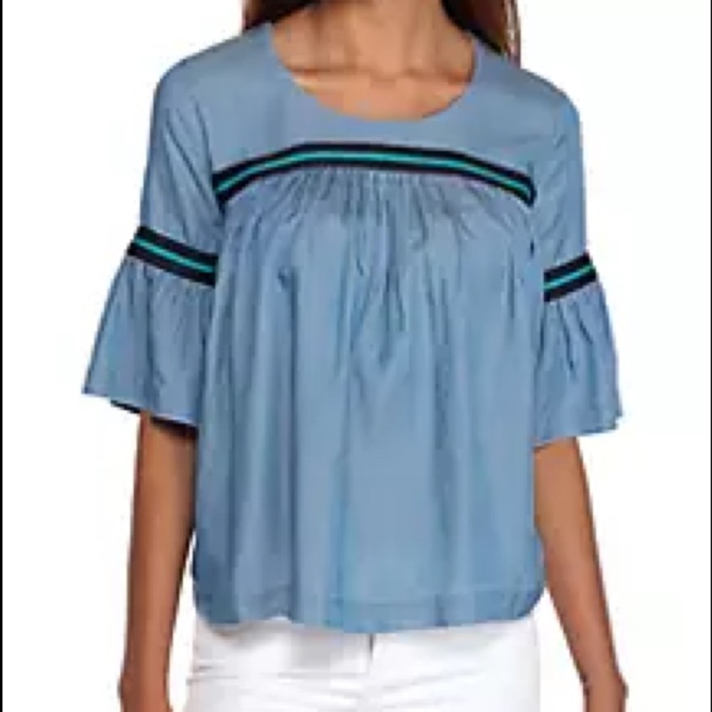 Crown and Ivy the Global Traveler blouse S